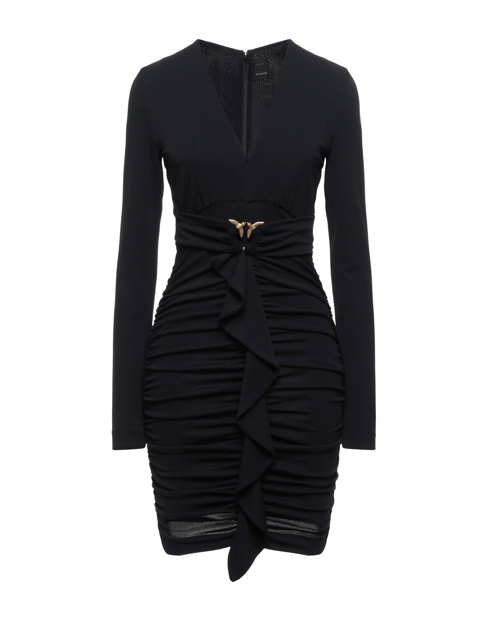 Pinko Short Dresses In Black