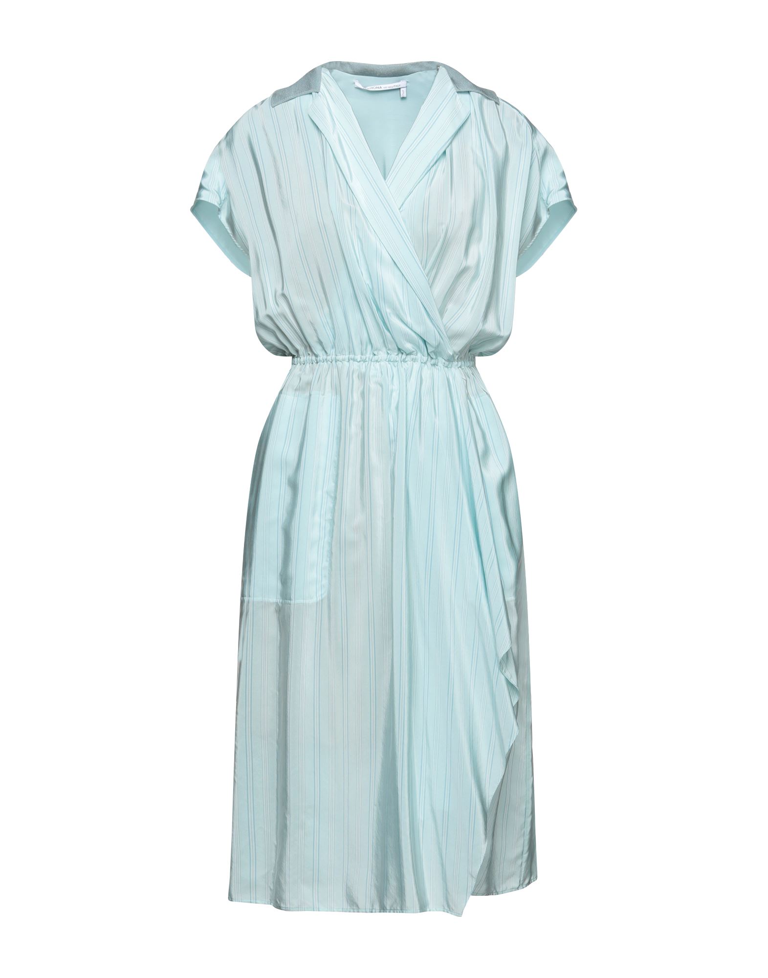 Agnona Midi Dresses In Sky Blue