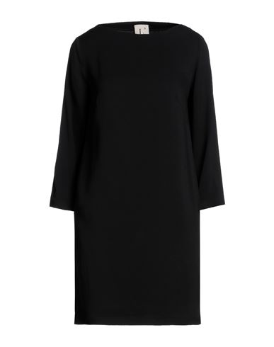 Shop L'autre Chose L' Autre Chose Woman Mini Dress Black Size 4 Acetate, Viscose