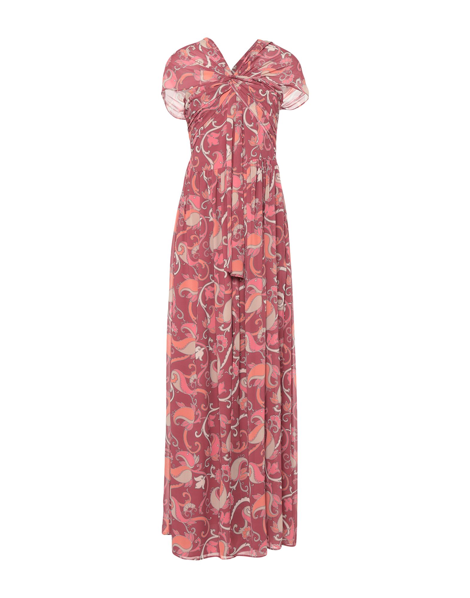 Atos Lombardini Long Dresses In Pastel Pink