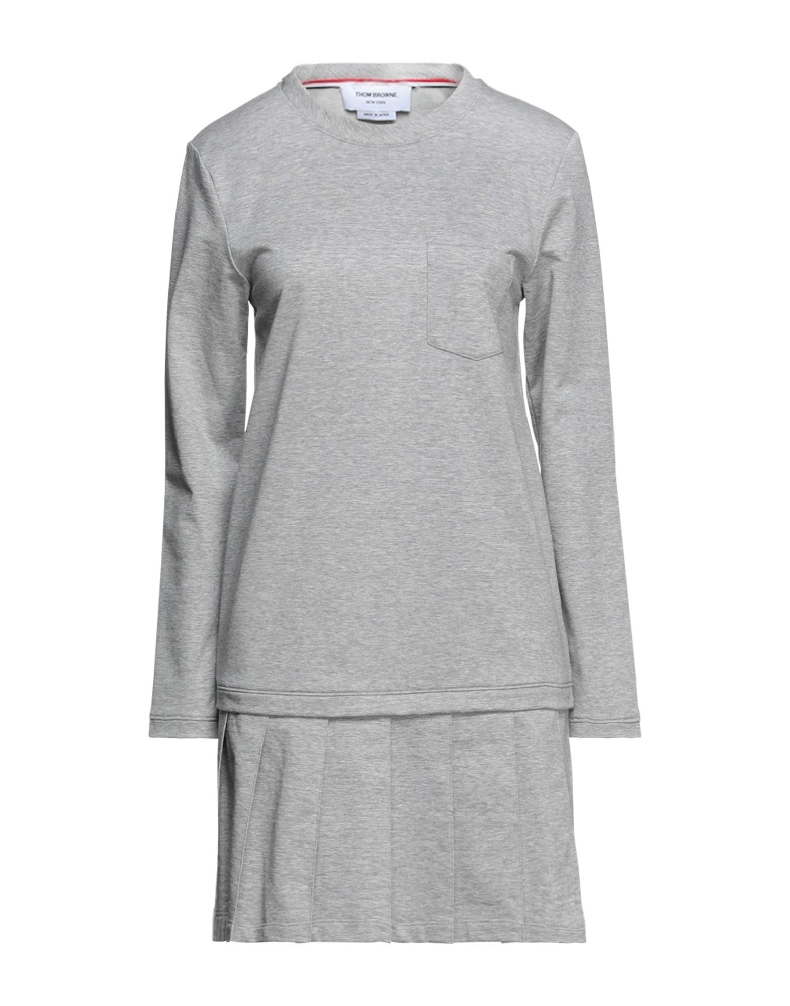 Thom Browne Short Dresses In Grey