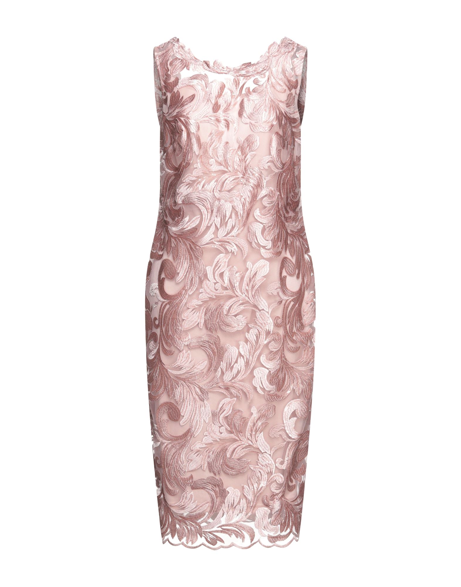 Allure Knee-length Dresses In Pastel Pink