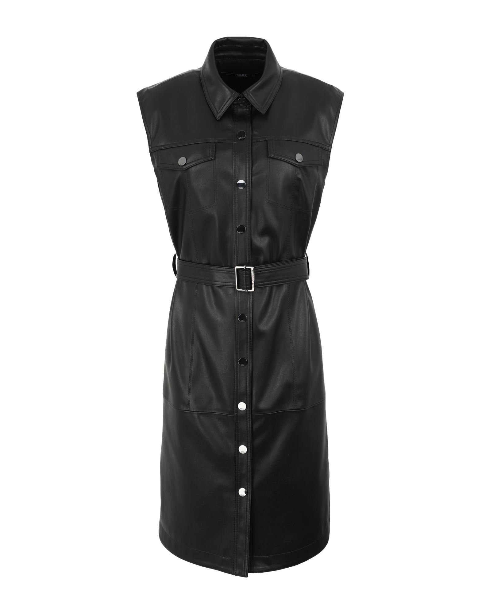 Karl Lagerfeld Midi Dresses In Black