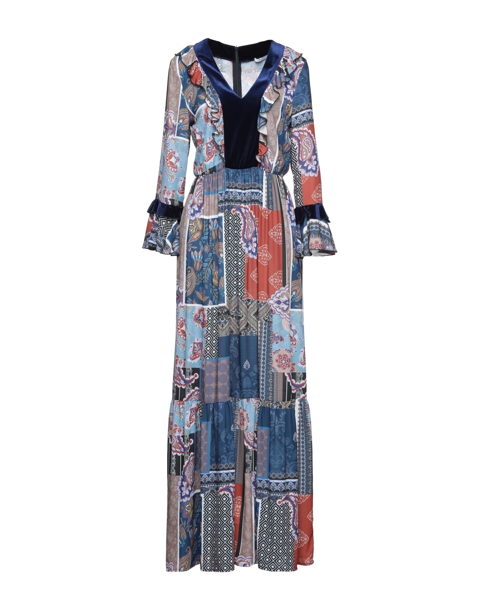 Nualy Long Dresses In Blue
