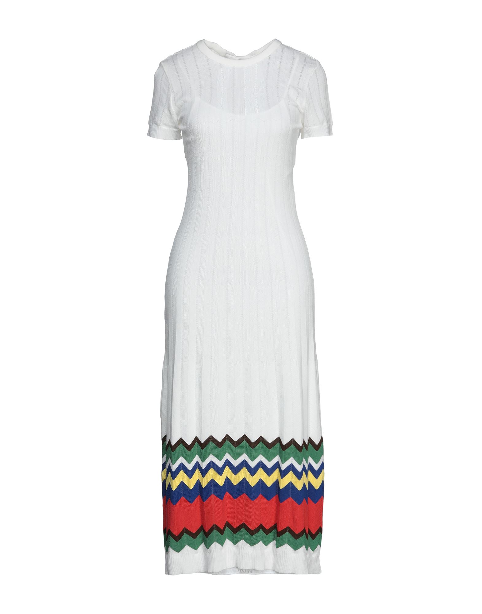 M Missoni 3/4 Length Dresses In White