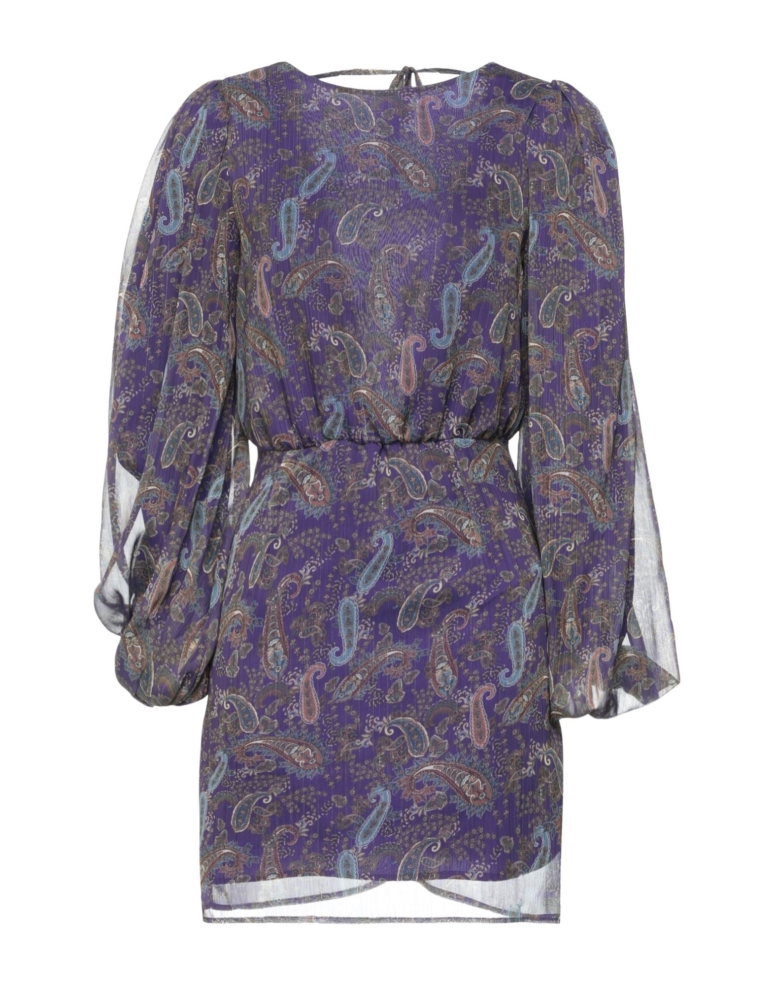 Vicolo Short Dresses In Purple
