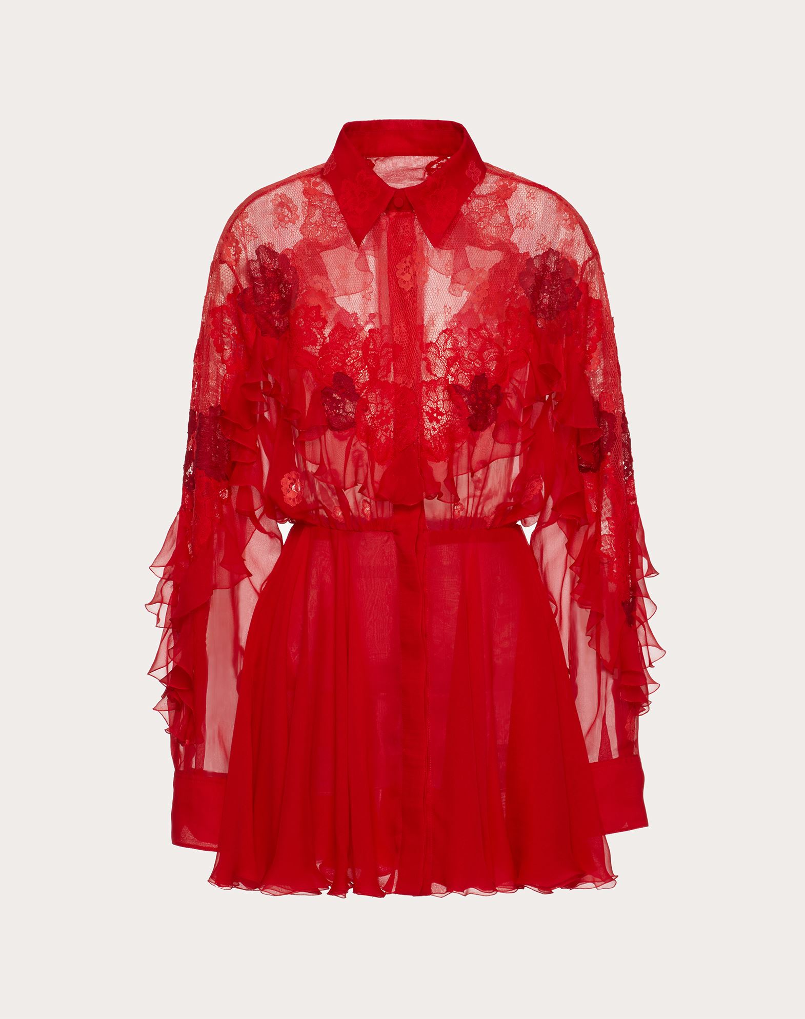 short embroidered dress