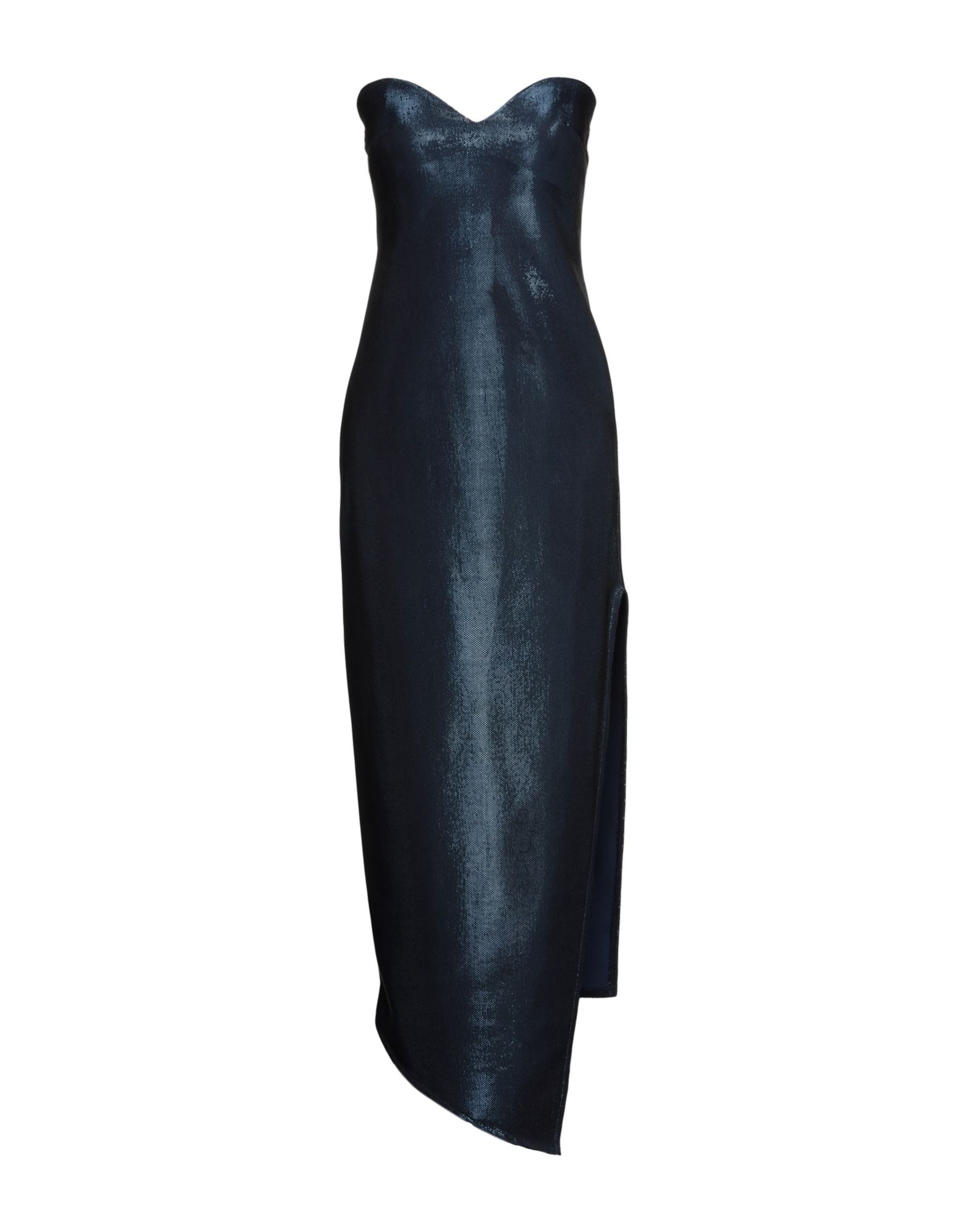 Simona-a Midi Dresses In Dark Blue
