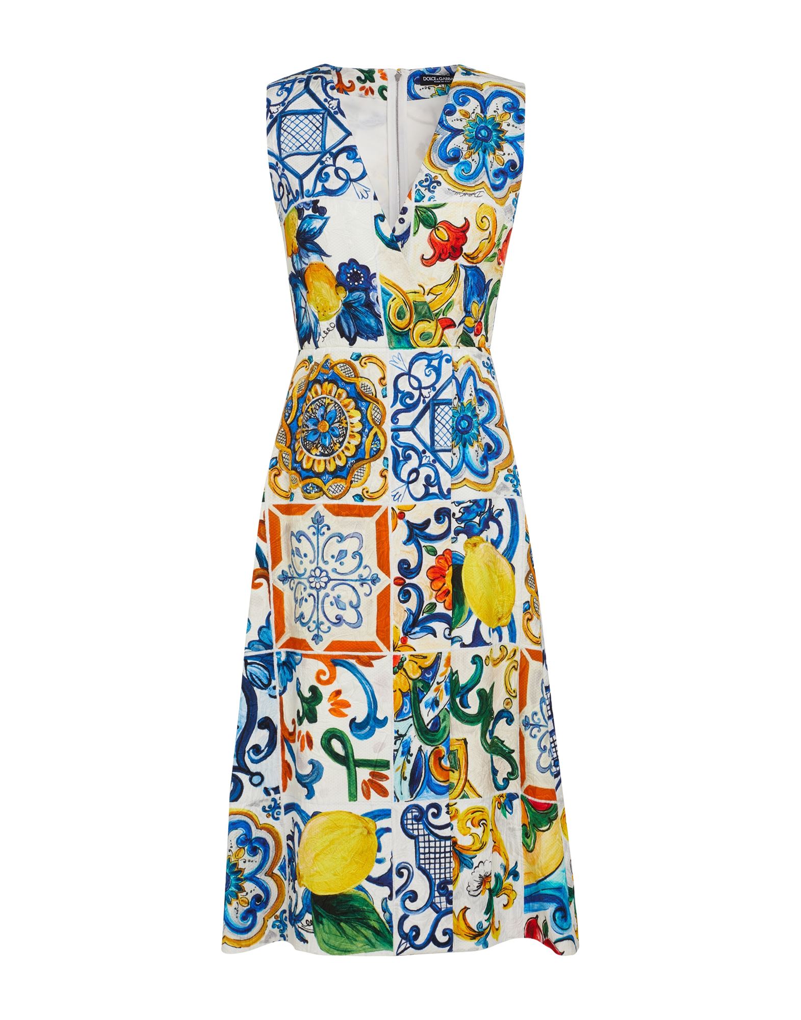 Dolce & Gabbana Midi Dresses In Blue