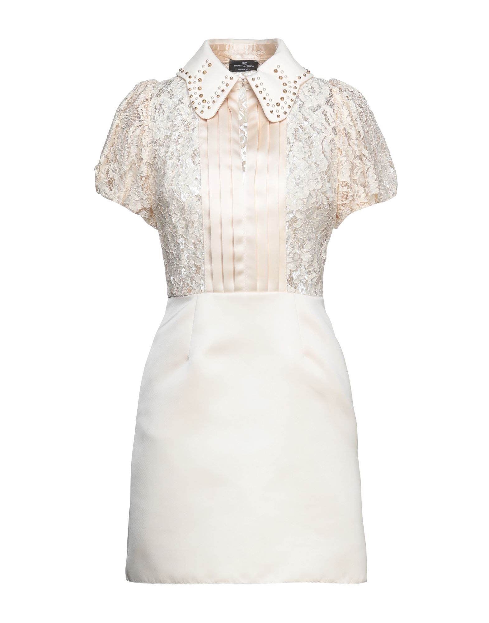 Elisabetta Franchi Short Dresses In White