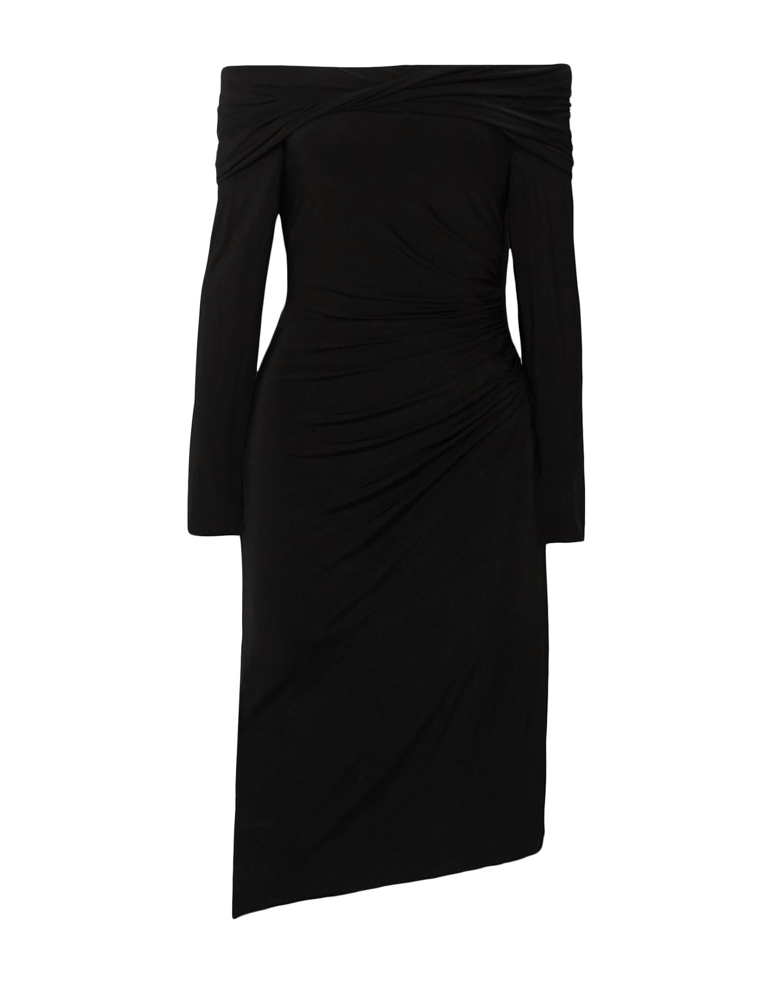 Shop Jason Wu Collection Woman Midi Dress Black Size 6 Viscose, Elastane