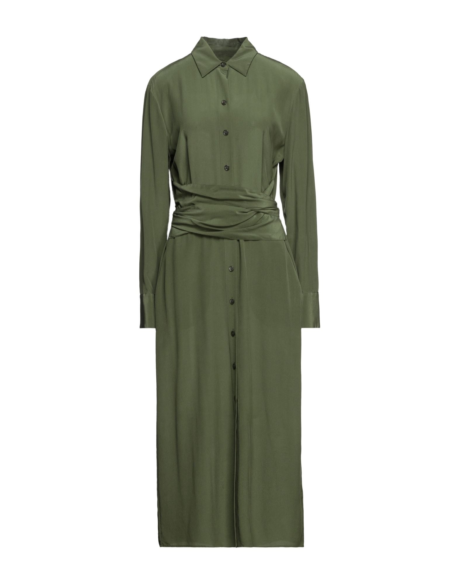 Equipment Midi Dresses In Military Green ModeSens