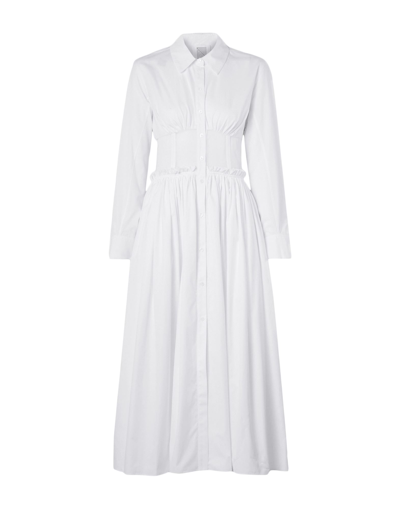 Rosie Assoulin Midi Dresses In White