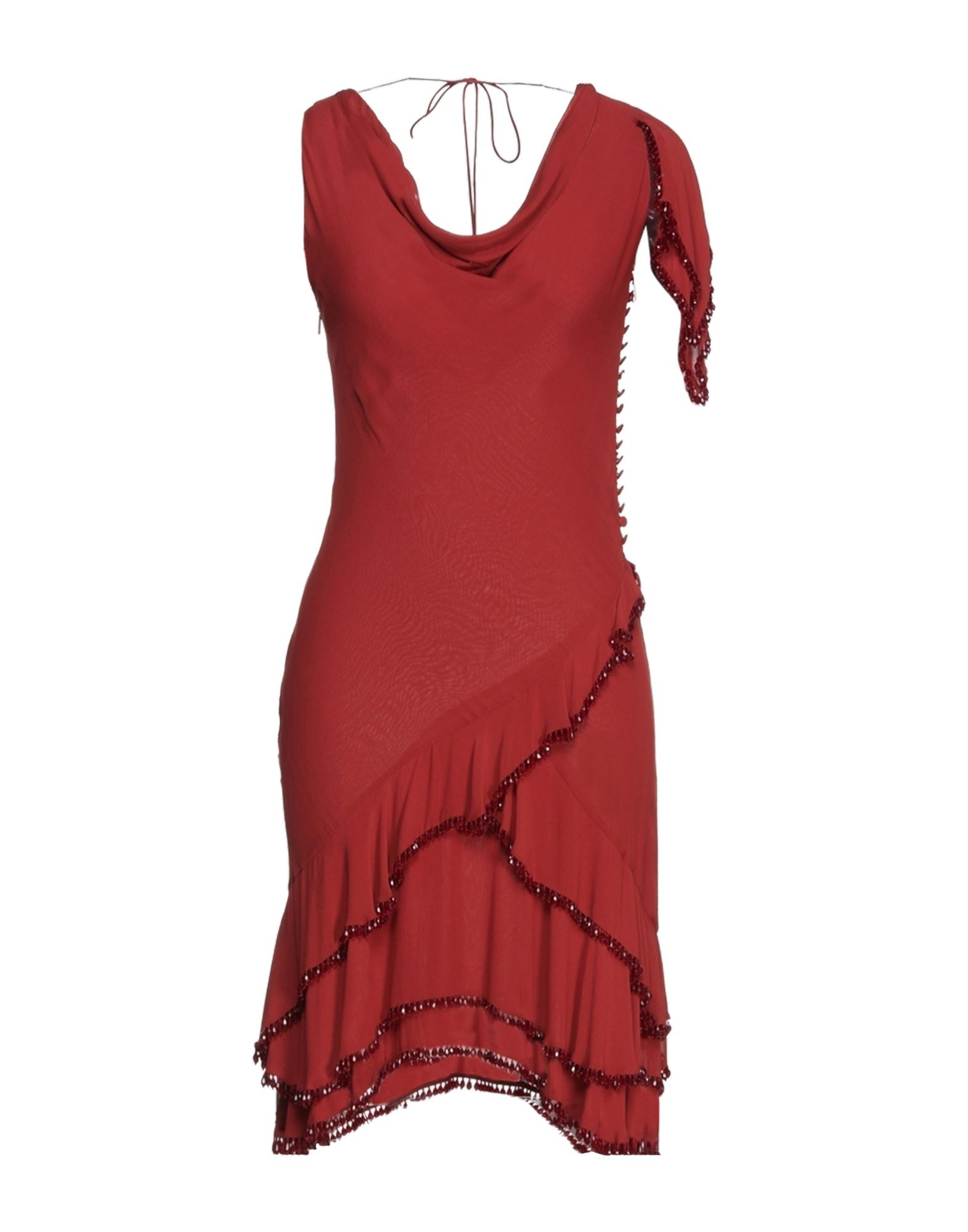 Roberto Cavalli Midi Dresses In Red