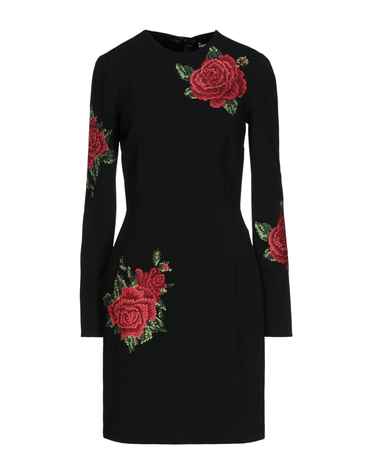 Dolce & Gabbana Short Dresses In Black