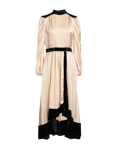 Philosophy Di Lorenzo Serafini Woman Maxi Dress Beige Size 4 Polyester, Viscose, Silk In Pink