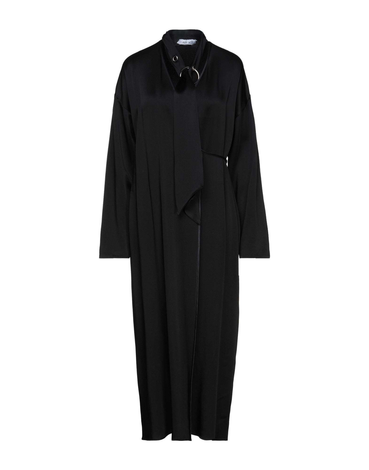 Act Ndegree1 Midi Dresses In Black