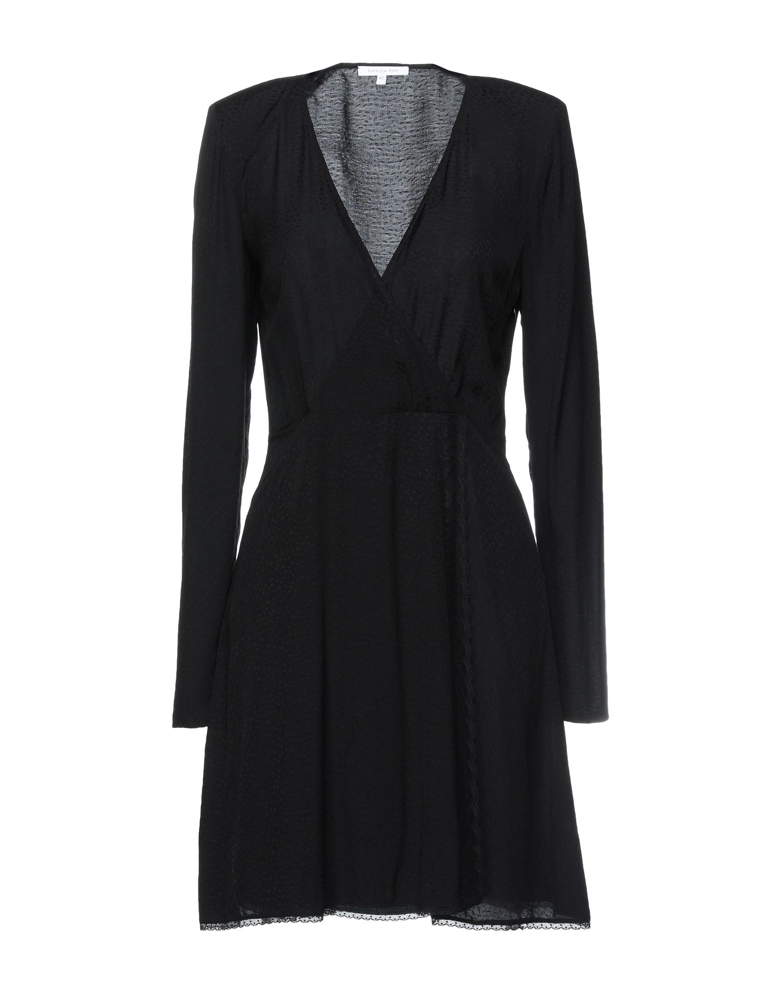 Patrizia Pepe Short Dresses In Black