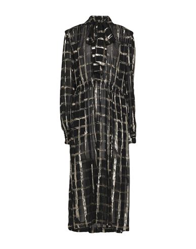 Midi-Kleid Damen Schwarz 36 Damen