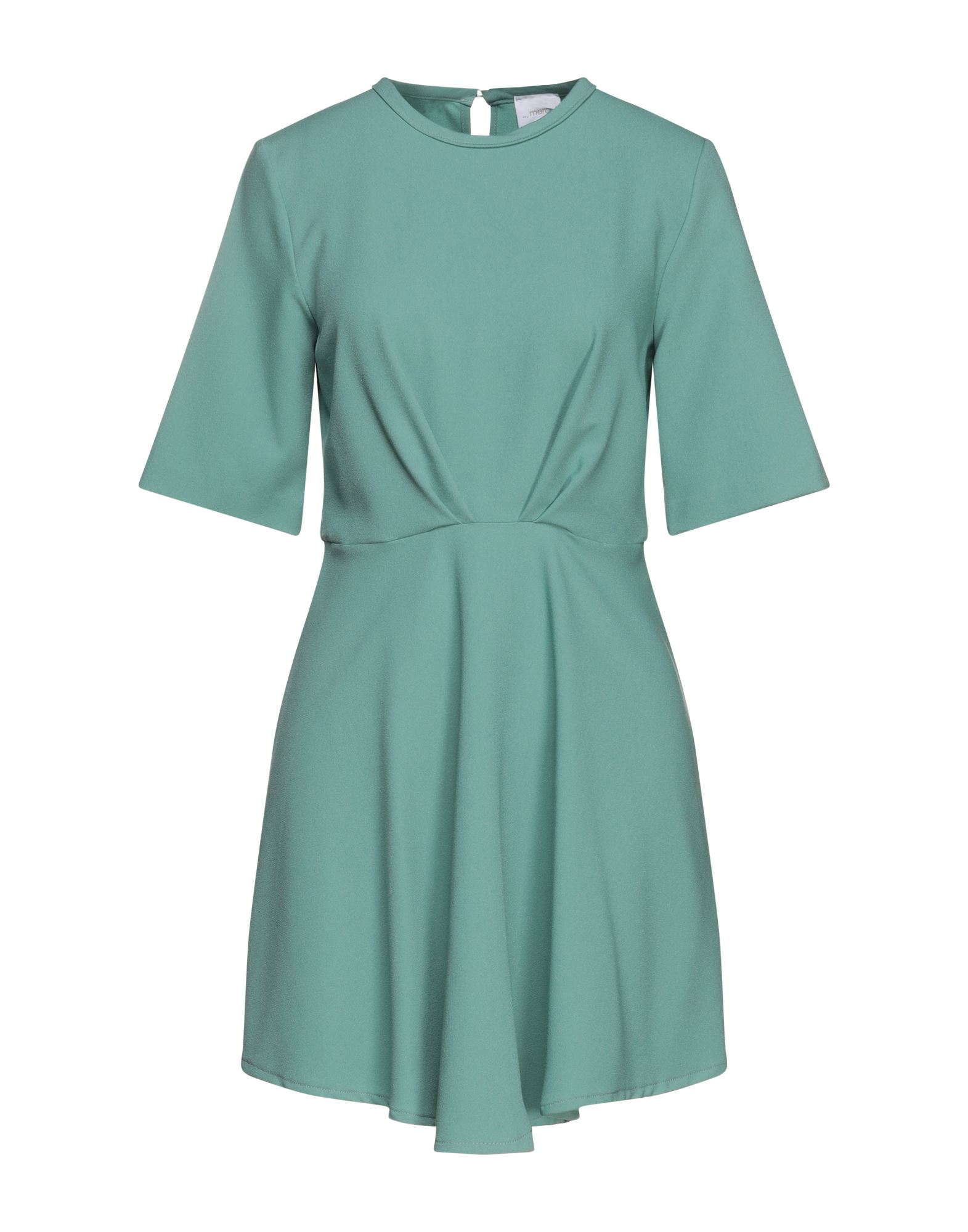 Merci .., Woman Mini Dress Light Green Size 10 Polyester, Viscose, Elastane