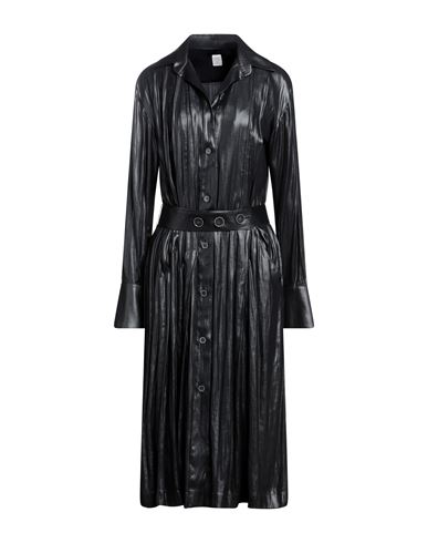 Eleventy Woman Midi Dress Black Size 2 Polyester