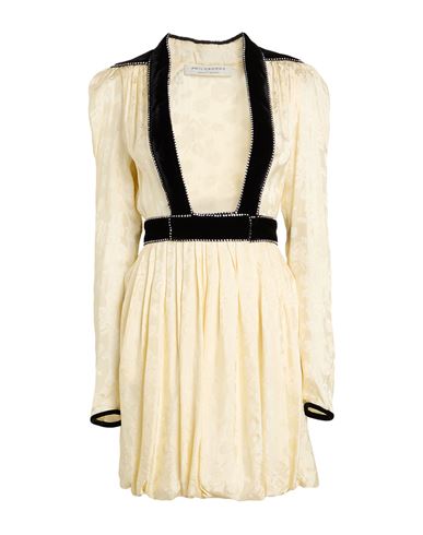 Philosophy Di Lorenzo Serafini Woman Mini Dress Ivory Size 4 Viscose, Silk In White