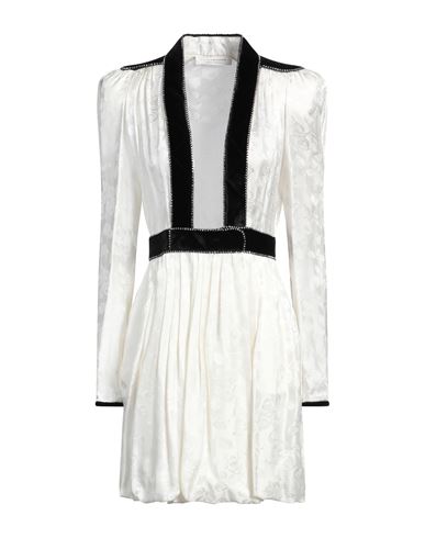 Philosophy Di Lorenzo Serafini Woman Mini Dress White Size 4 Viscose, Silk In White