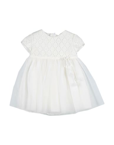 Aletta Newborn Girl Baby Dress White Size 3 Cotton, Polyamide