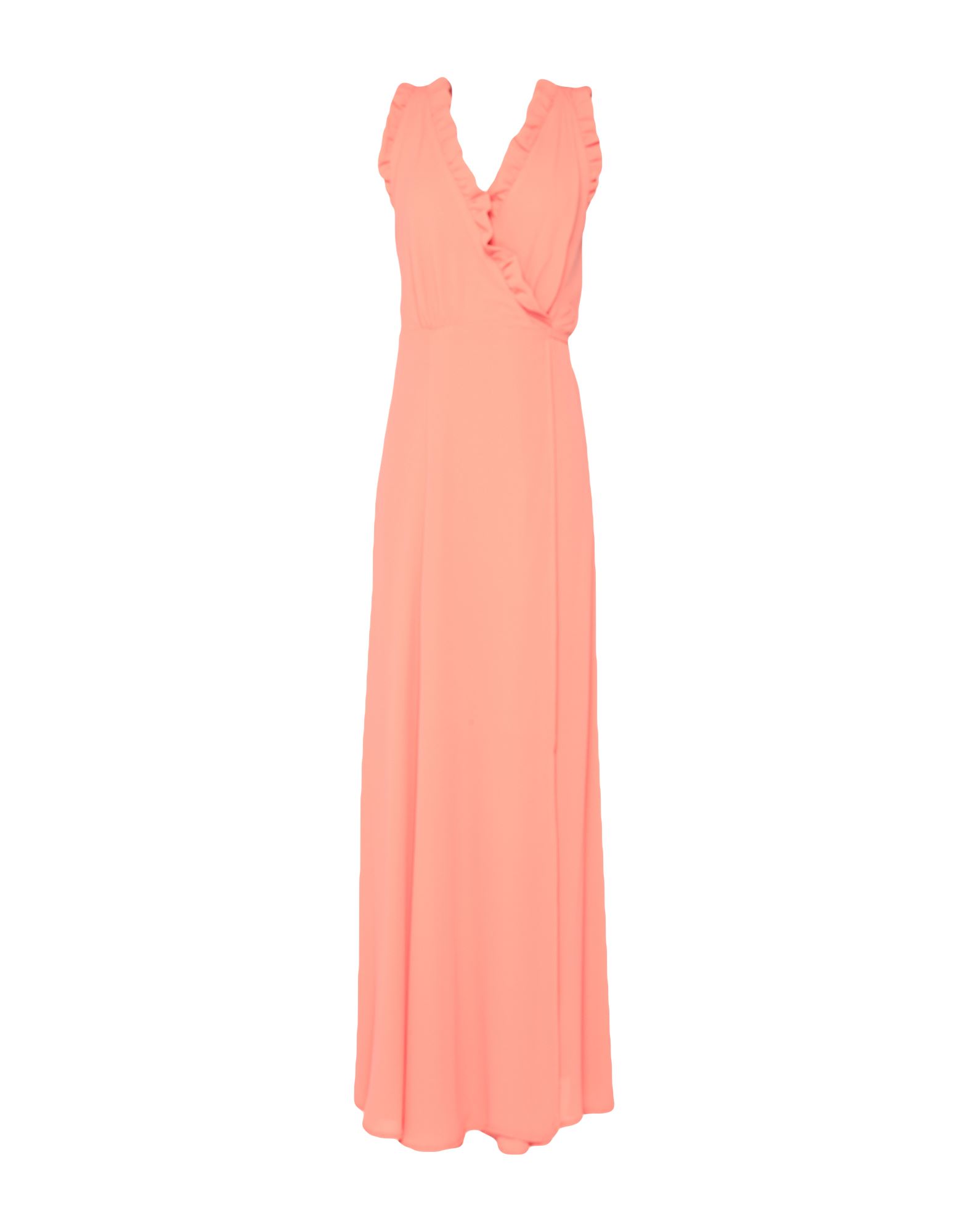 Access Fashion Long Dresses In Salmon Pink