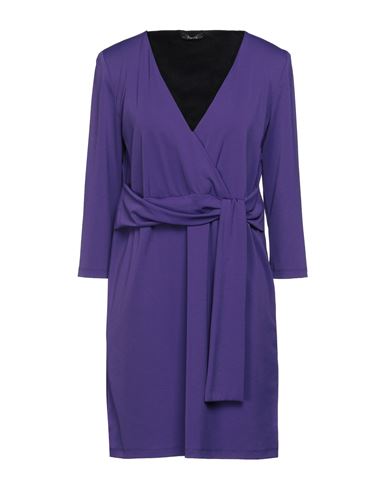 Woman Midi dress Azure Size 8 Silk