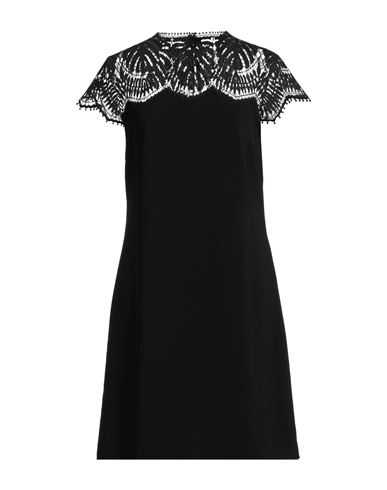 Clips Woman Midi Dress Black Size 14 Polyester In Black