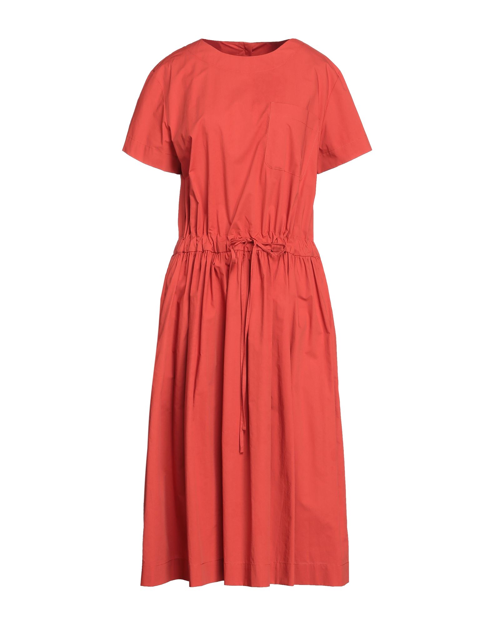 Meimeij Midi Dresses In Rust