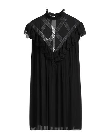Philosophy Di Lorenzo Serafini Woman Mini Dress Black Size 10 Polyester, Polyamide In Black