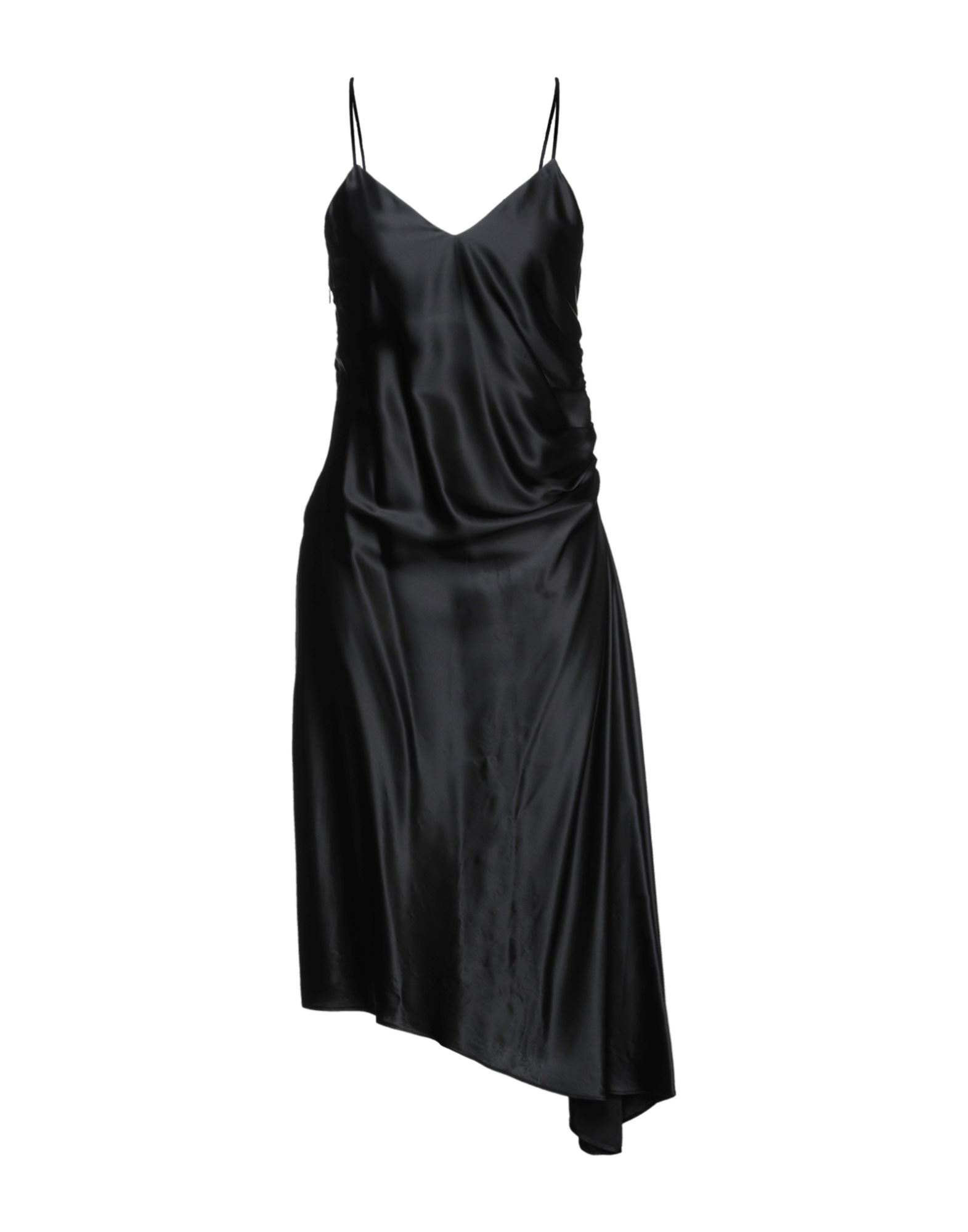 Mm6 Maison Margiela Midi Dresses In Black | ModeSens