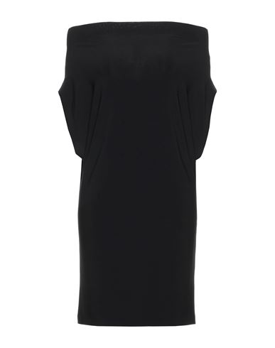 Norma Kamali Woman Mini Dress Black Size 4 Polyester, Elastane
