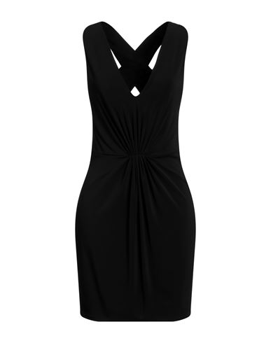 Cristinaeffe Woman Mini Dress Black Size 10 Viscose, Elastane