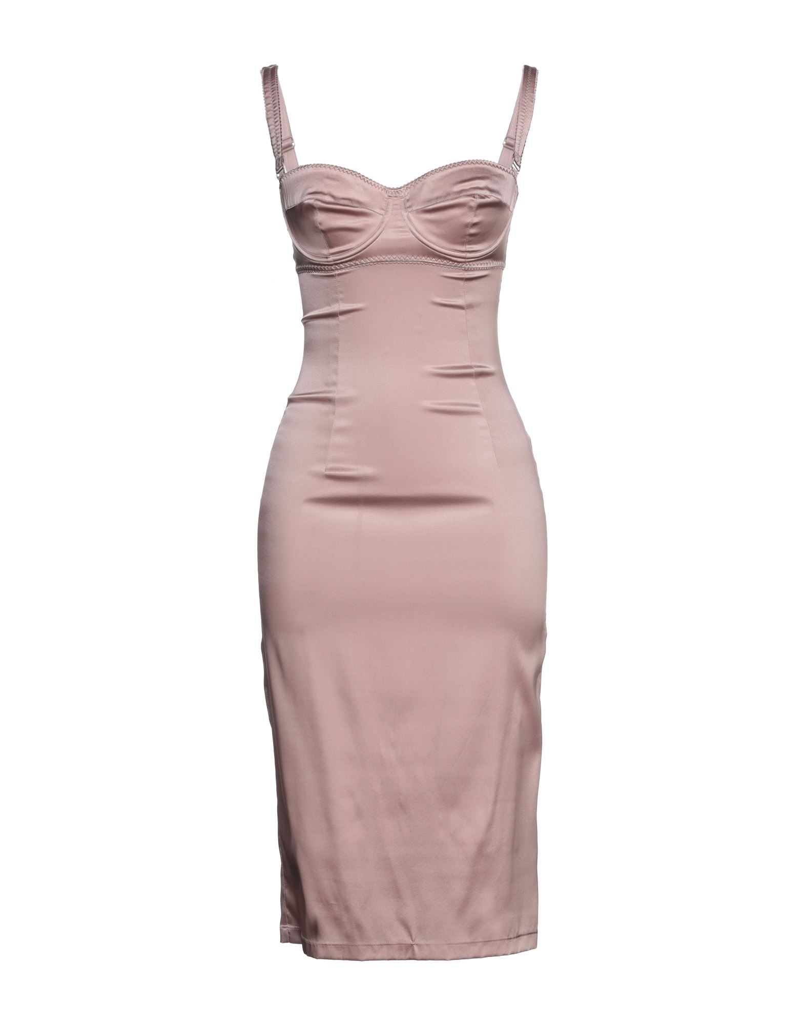 Dolce & Gabbana Midi Dresses In Pastel Pink