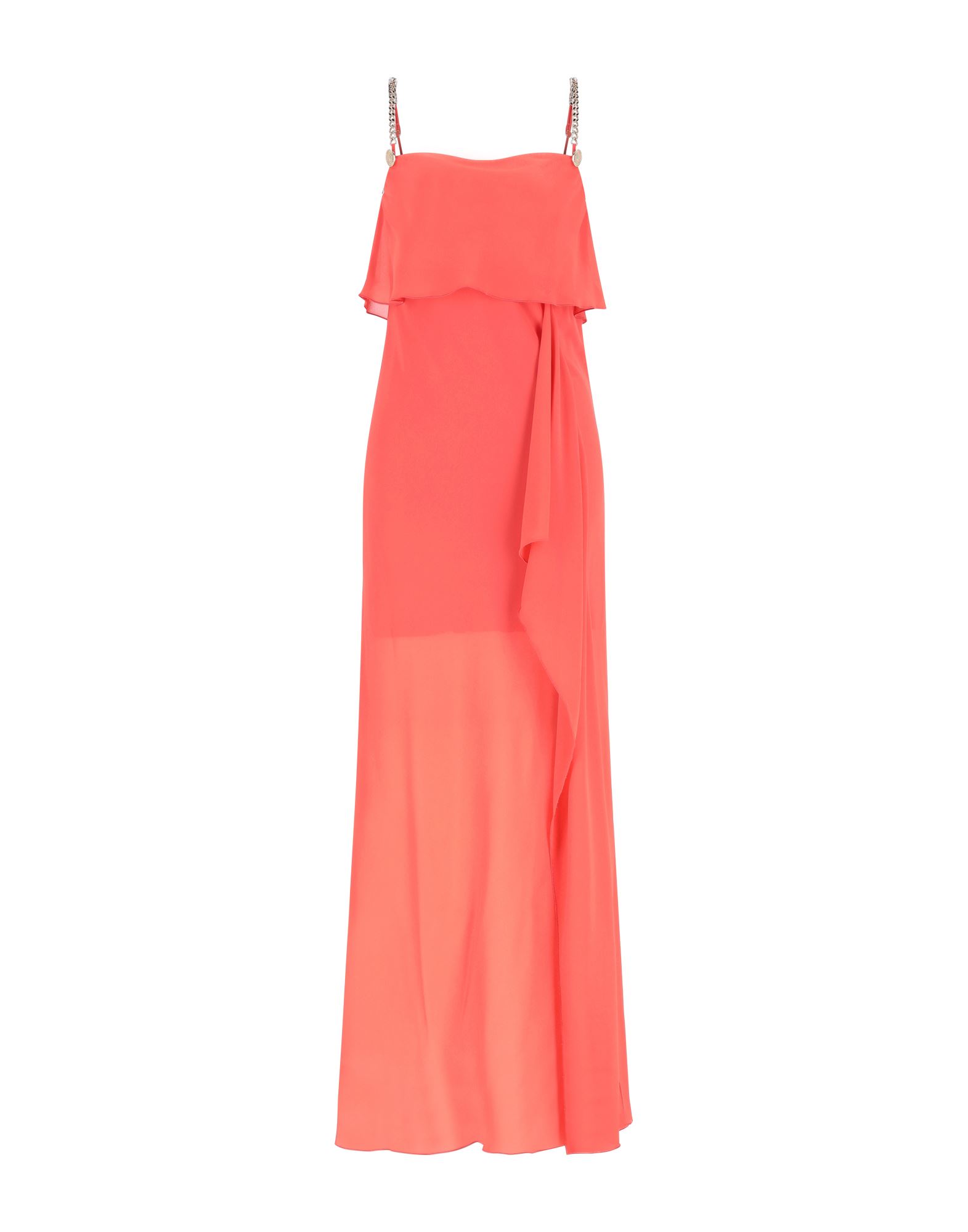 coral long dresses