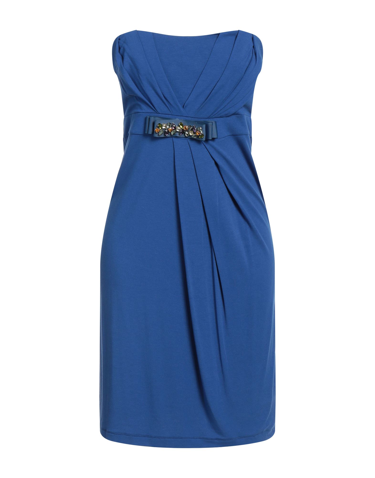 Blugirl Blumarine Short Dresses In Blue