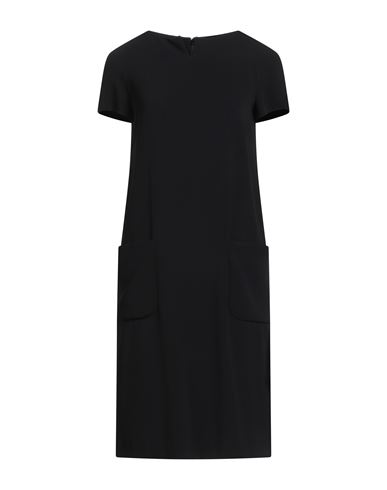 Aspesi Woman Midi Dress Black Size 12 Triacetate, Polyester In Black