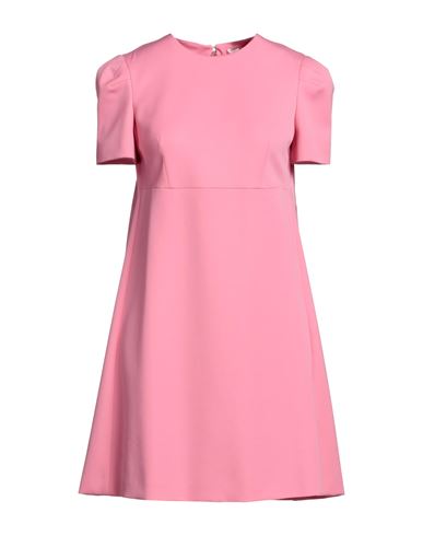 Alexander Mcqueen Woman Short Dress Pink Size 2 Virgin Wool