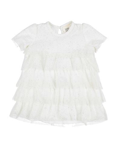 Douuod Newborn Girl Baby Dress White Size 3 Polyester