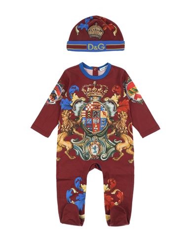 Dolce & Gabbana Newborn Boy Baby Jumpsuits & Overalls Cocoa Size 0 Cotton In Brown