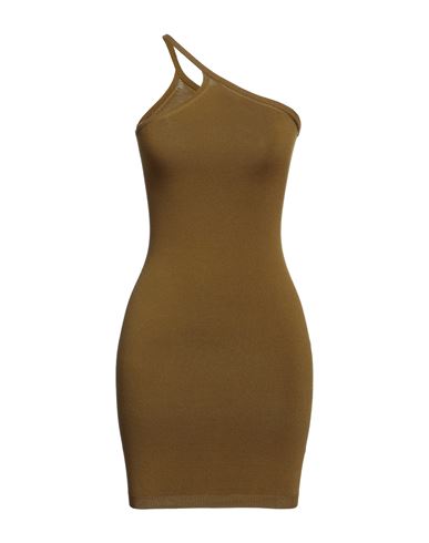 Dsquared2 Woman Short Dress Military Green Size Xs Viscose, Polyester
