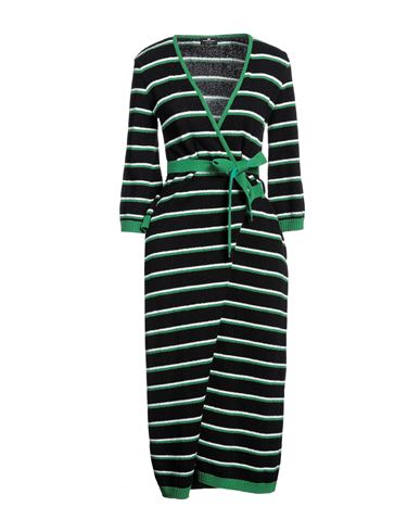 Elisabetta Franchi Woman Midi Dress Black Size 4 Cotton, Polyamide