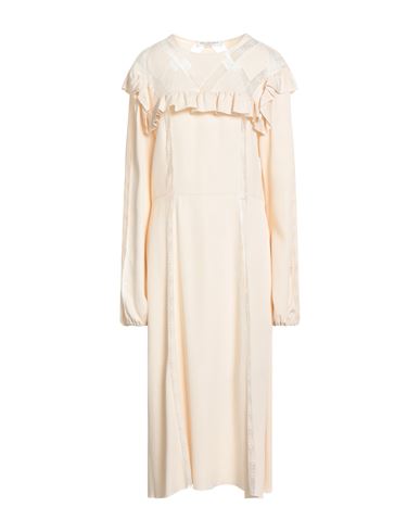 Philosophy Di Lorenzo Serafini Woman Midi Dress Cream Size 6 Viscose, Elastane In Pink
