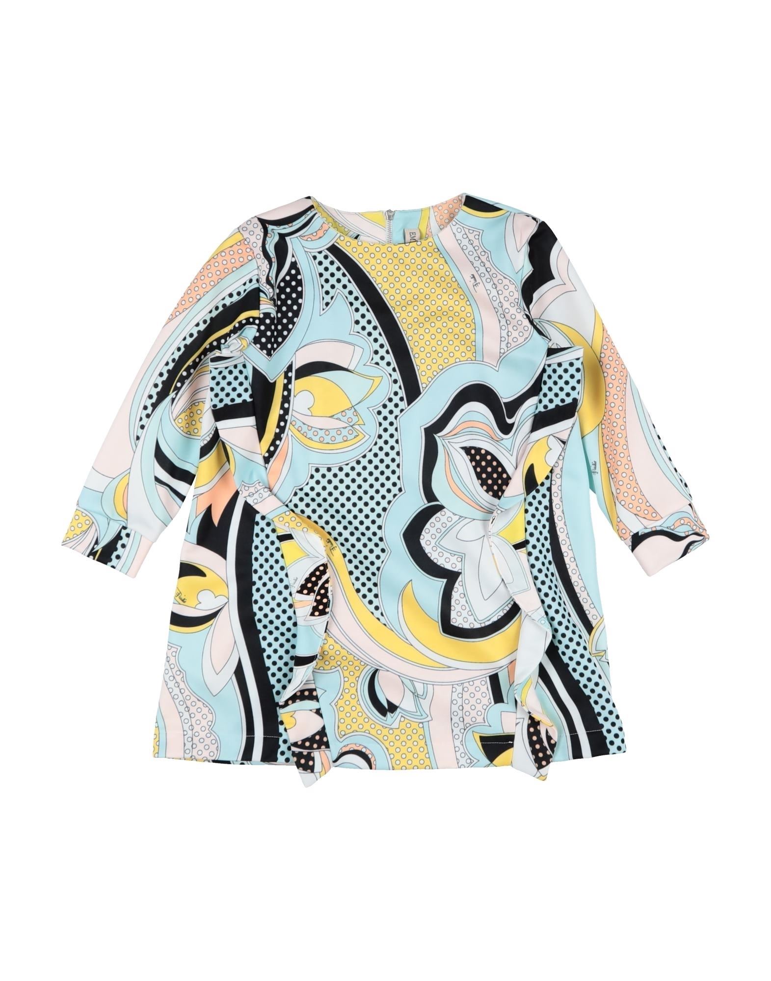 《セール開催中》EMILIO PUCCI ガールズ 9-16 歳 キッズワンピース スカイブルー 12 ポリエステル 63% / コットン 37% / ポリウレタン