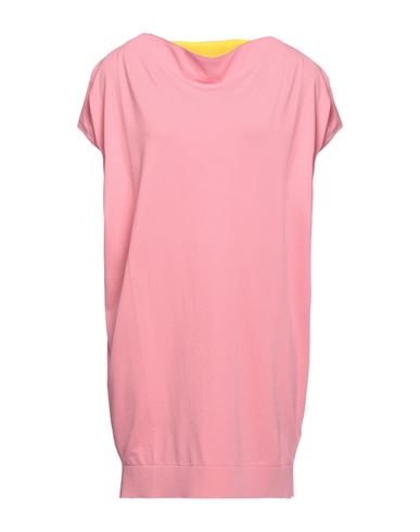 Liviana Conti Woman Mini Dress Pink Size 6 Viscose, Polyamide