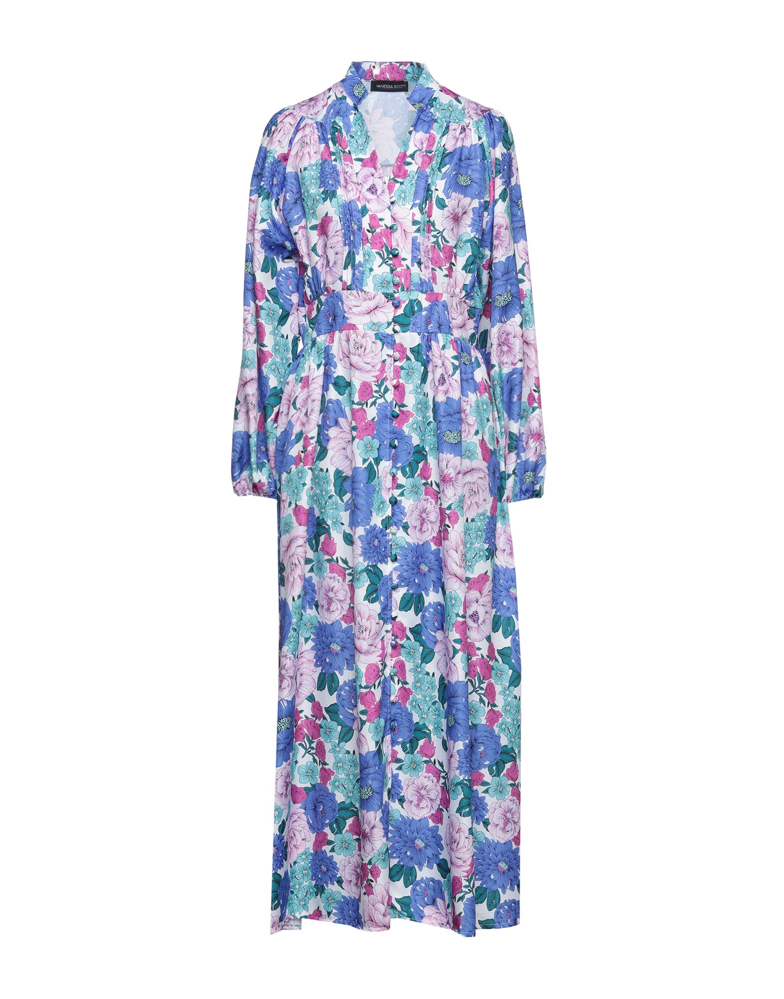 Vanessa Scott Long Dresses In Lilac | ModeSens