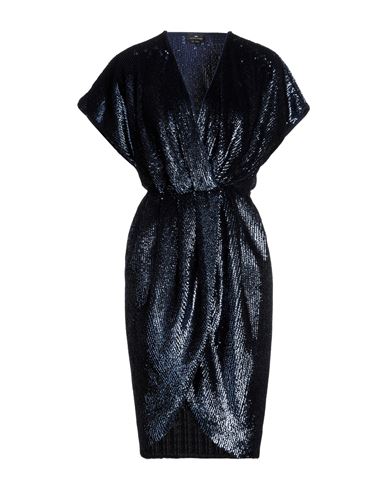 Elisabetta Franchi Woman Short Dress Blue Size 10 Polyester